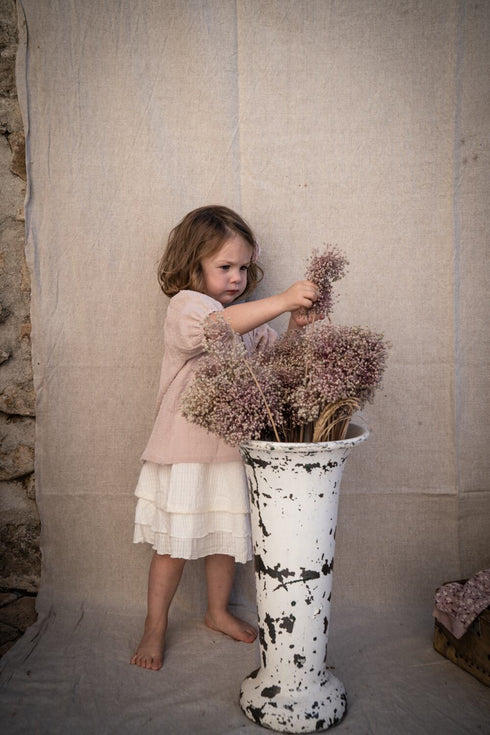 lilinoa / Skirt SUZIE _ cream voile(3-4y,5-6y)